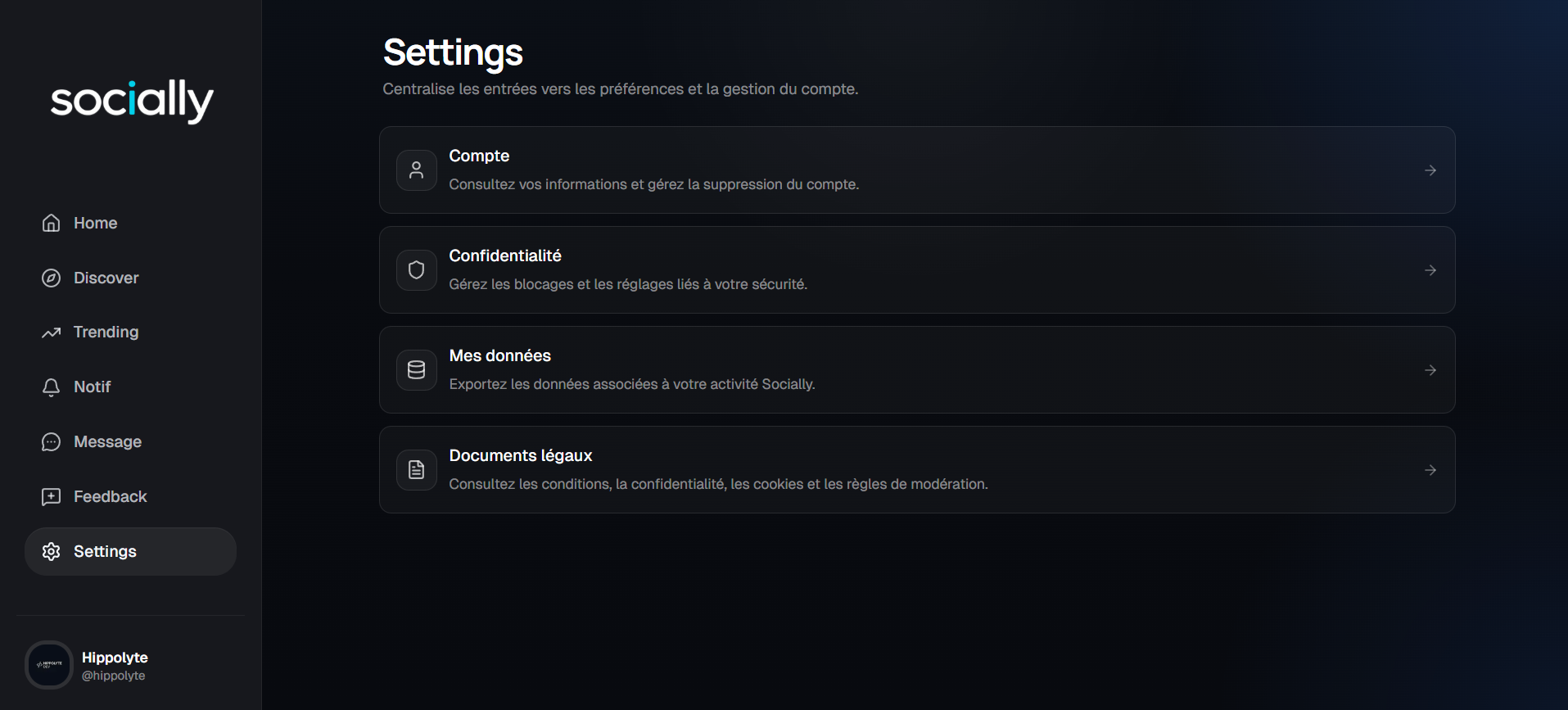 Settings Socially